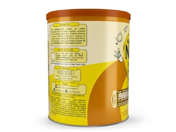 Descripción NIDO FortiCrece™ Deslactosada