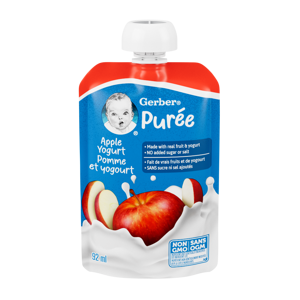 GERBER® Manzana y Yogurt GERBER® Manzana y Yogurt