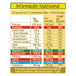 Tabla Nutricional Nido Forticrece